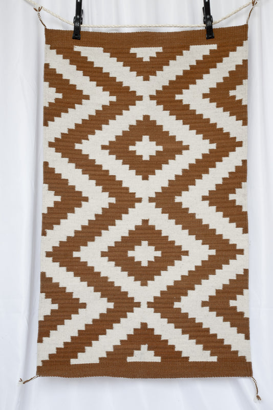 Linear Terracotta Rug XS