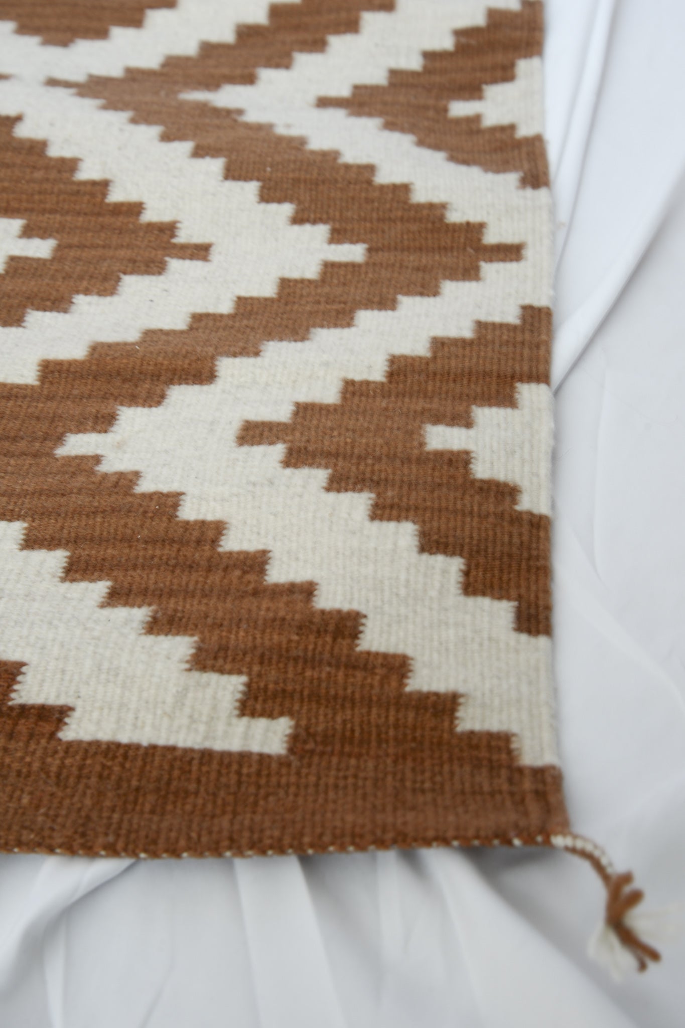 Linear Terracotta Rug XS